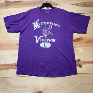 Vintage Minnesota Vikings Shirt XL Oversized NFL Football 90s Majestic *READ*